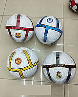 Мяч футбольный FB24507 (60шт) №5, PU, 350 грамм, MIX 4 цвета, сетка+игла от style & step