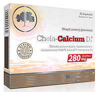 Витаминно-минеральный комплекс для спорта Olimp Nutrition Chela-Calcium D3 30 Caps KP, код: 7518704