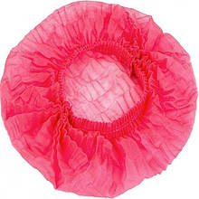 Шапочки одноразові медичні на резинці червоні, шт.