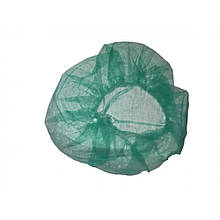 Шапочки одноразові медичні на резинці зелені, шт.