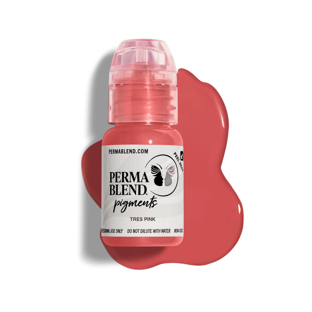 Пігмент для татуажу губ PERMA BLEND Tres Pink (USA), 15 мл