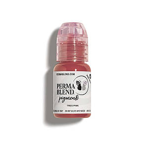 Пігмент для татуажу губ PERMA BLEND Tres Pink (USA), 15 мл, фото 2