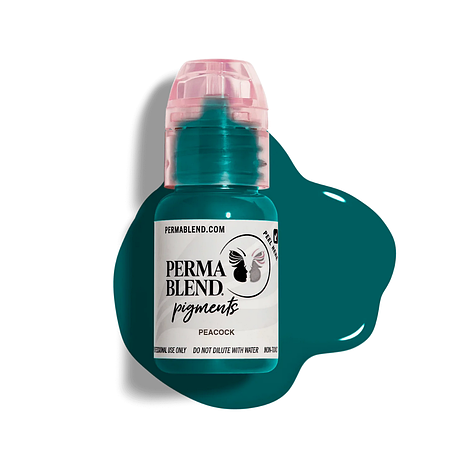 Пігмент для татуажу PERMA BLEND Peacock (USA), 15 мл, фото 1
