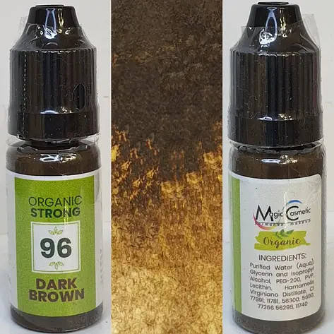 Пігмент Magic Cosmetic 96 Dark Brown, 10 ml, фото 2