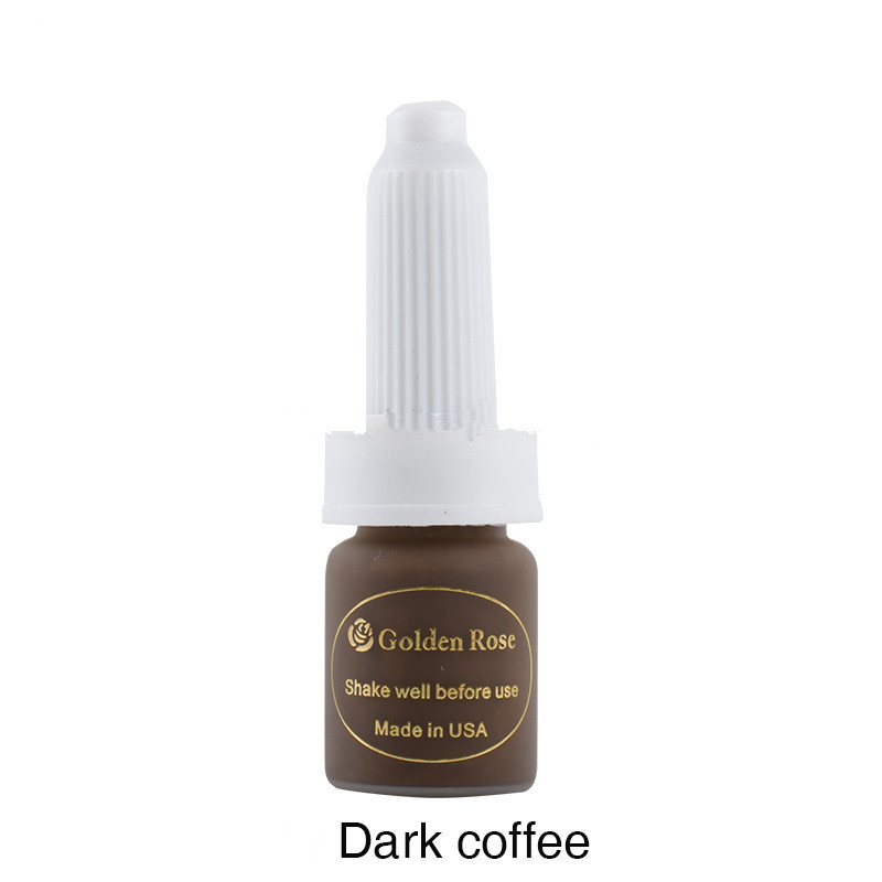 Пігмент для татуажу брів Golden Rose Dark Coffee, 15 мл