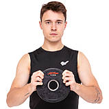 Бамперні диски (бліни) для кросфіту диски гумові 1 шт. х 2.5 кг LIFE FITNESS SC-80154B-2_5 51 мм, фото 6