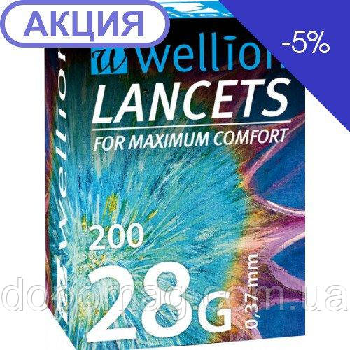 Ланцети Wellion 28 г (G), 200 штук