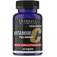 Vitamin C plus Calcium Ultimate nutrition (60 капсул)