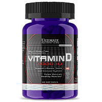 Vitamin D3 1000 IU Ultimate nutrition (90 капсул)