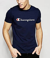 Мужская футболка Champion темно синяя