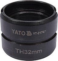 Насадка для пресс-клещей YT-21735 TH32 мм, YT-21747 YATO