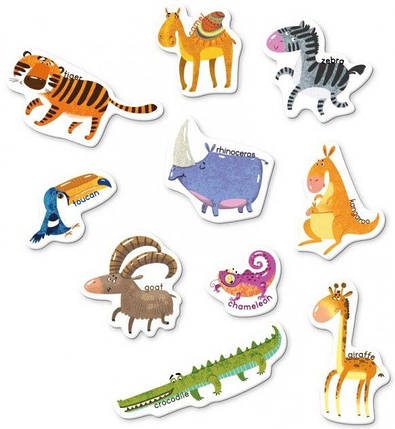 Гра на магнітах DoDo Звірі 200205 10 деталей ID 4485026, фото 3