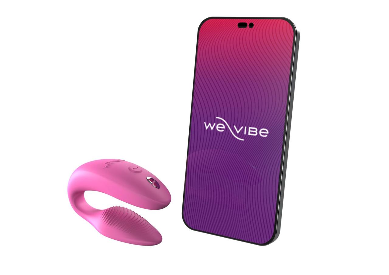 Смарт-вібратор для пар We-Vibe Sync 2 Rose, 10 віброрежимів, пульт ДК, фото 1