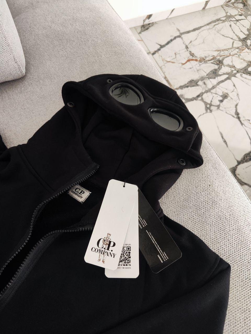 Кофта Cp Company с Линзами Мужская Всесезонная Зиппер Сп