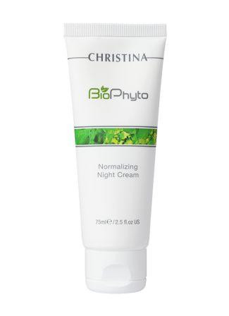 Нормализующий ночной крем для всех типов кожи лица 75мл Bio PhytoTM Christina - фото 5 - id-p348744334