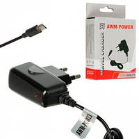 Сетевое зарядное устройство AWM Power 0.8A Type-C black