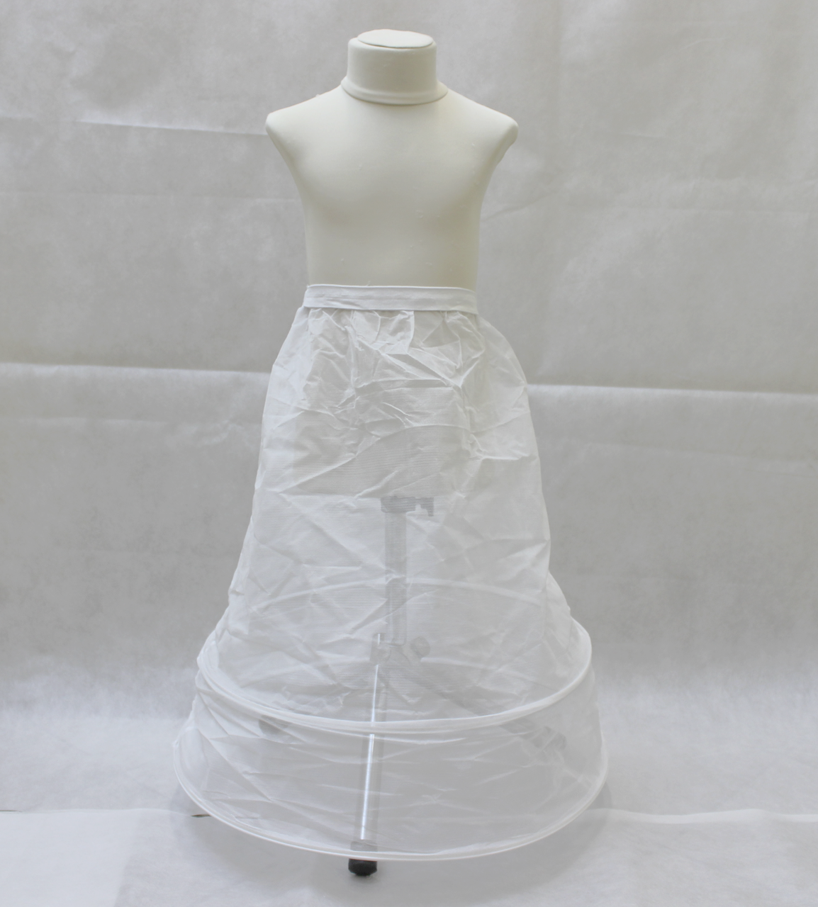 Під'юбник під дитячу сукню 60 см. на 2 кільця MI00009-1 криналин