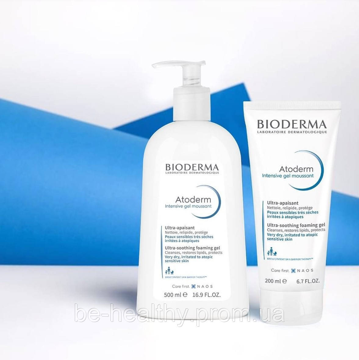 Интенсивный ультра-успокаивающий гель-пенка Биодерма Атодерм Bioderma Atoderm Intensive Gel Moussant, 500 мл - фото 6 - id-p2022301426