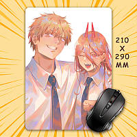 Килимок для мишки А4 - 210x290 мм Chainsaw Man 009