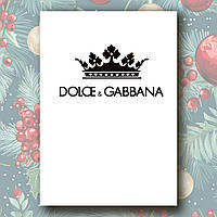 Ежедневник недатированный DOLCE&GABBANA белый, брендовый ежедневник А5, деловой блокнот 208страниц