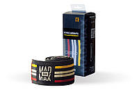 Бинти на коліна MadMax MFA-292 Knee Wraps Black лучшая цена с быстрой доставкой по Украине