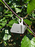 Табличка-Бірка Садова (біла) / 10 шт 7×5×3 см