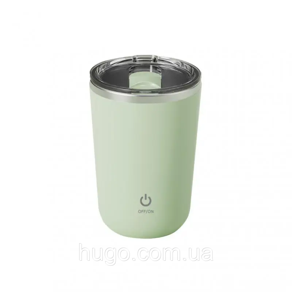 Чашка на 350 мл, с автоматическим перемешиванием и USB, YOUZI 1393-4, Зеленый / Кружка мешалка - фото 3 - id-p2022321498