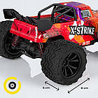 Машинка на радіоуправлінні OVERMAX X-STRIKE 45 км/год 4х4, 2 батареї 1500 мАг, 4WD, дальність до 100 м, фото 8