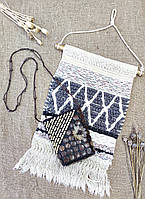 Жіноча плетена сумка ручної роботи