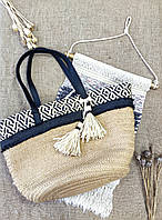 Жіноча плетена сумка