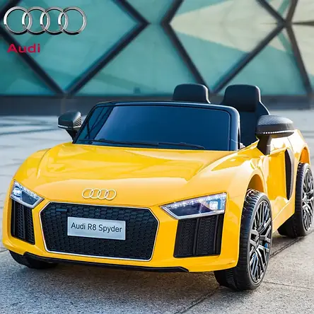 Дитячий електромобіль машина Audi R8 Spyder M 3449EBLR-6 (MP3, SD, USB, мотори 2x35W, акум.12V7AH), фото 1