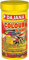 Корм Dajana Color Flakes 100 ml. Корм для всех видов аквариумных рыб в виде хлопьев