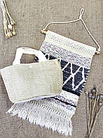 Жіноча плетена сумка