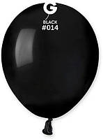 Кулі повітряні чорні 5"(13 см) пастель Gemar A50-014