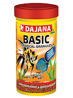 Корм Dajana Tropical Granules Basic 80 ml. Гранулы для тропических рыбок в аквариуме. 30 г