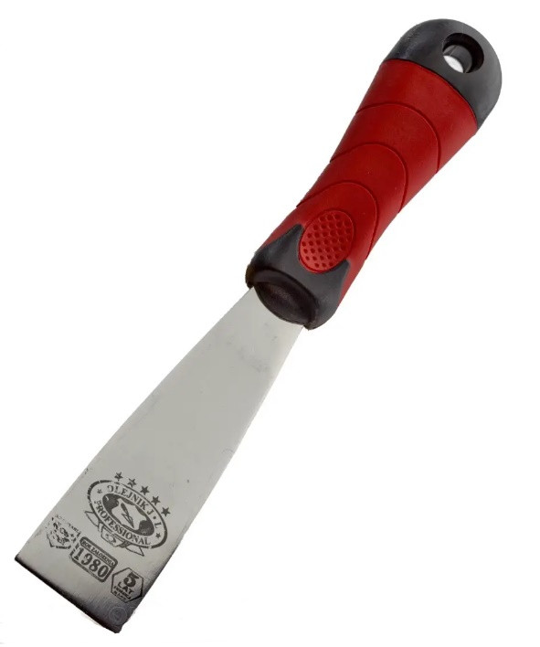 Шпатель з нержавійки 40 мм (двокомпонентна ручка) ТМ OLEJNIK, фото 1