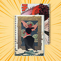 Зошит 48 арк. на пружині у клітинку Chainsaw man 007