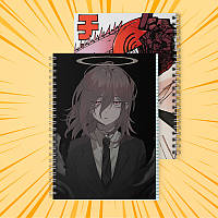 Зошит 48 арк. на пружині у клітинку Chainsaw man 010