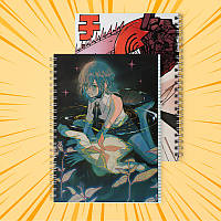 Зошит 48 арк. на пружині у клітинку Chainsaw man 011