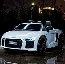 Дитячий електромобіль машина Audi R8 Spyder M 3449EBLR-1 (MP3, SD, USB, мотори 2x35W, акум.12V7AH), фото 5