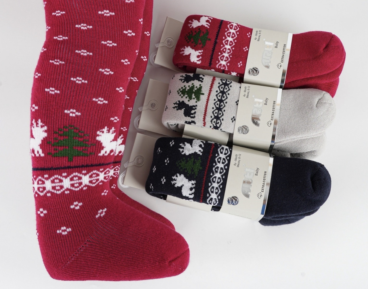 Махрові колготки для немовлят Merry Christmas