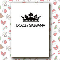 Ежедневник недатированный DOLCE&GABBANA белый, брендовый ежедневник А5, деловой блокнот 208страниц