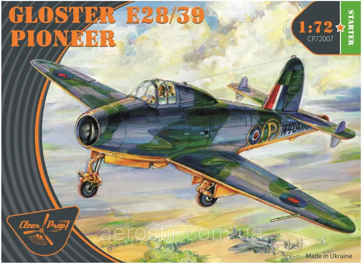 GLOSTER E28/39 PIONEER STARTER KIT 1/72 Clear Prop 72007