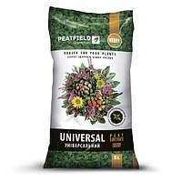 Торф'яний субстрат PEATFIELD Універсальний. Готовий ґрунт з добривами.