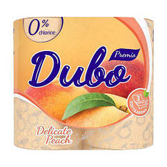 Папір туалетний Диво Premio Aroma персиковий 4шт, 3-ш, н/гл (20)