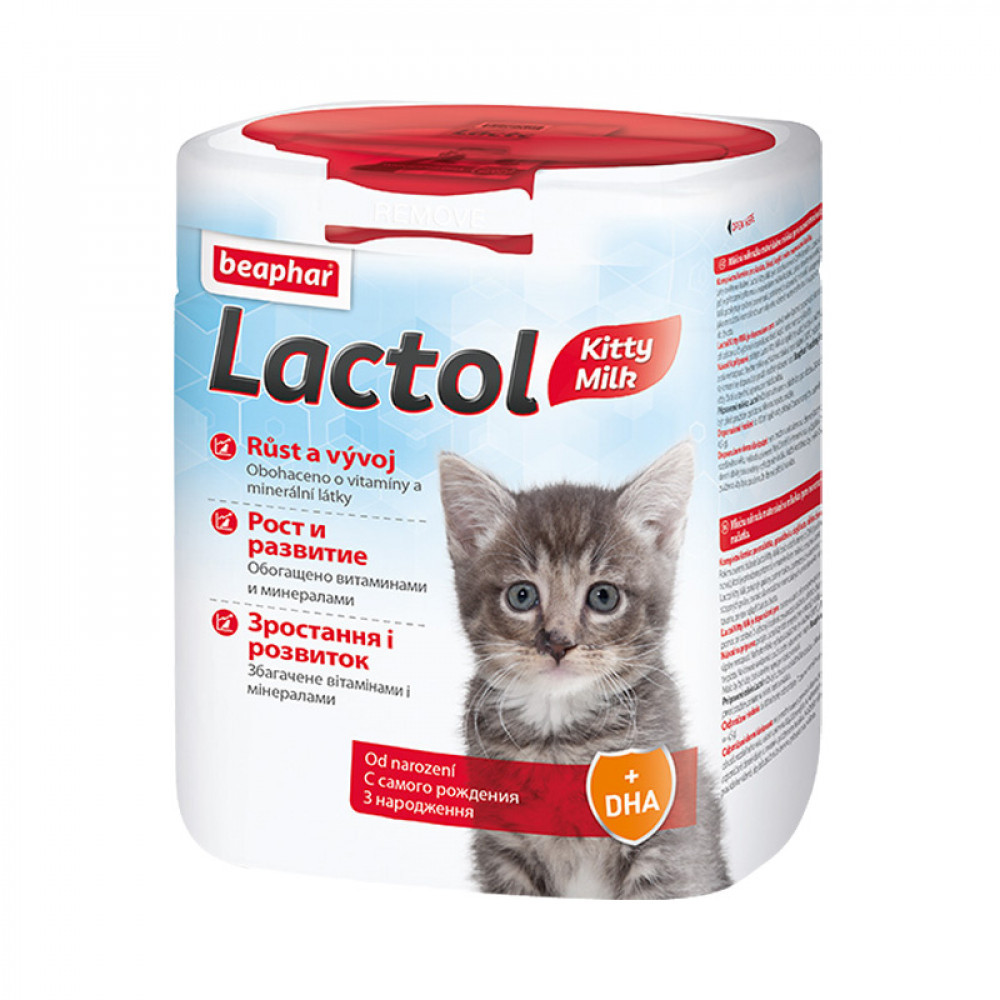 Полноценный заменитель молока Beaphar Lactol Kitty Milk для котят, 500г - фото 1 - id-p2022349408