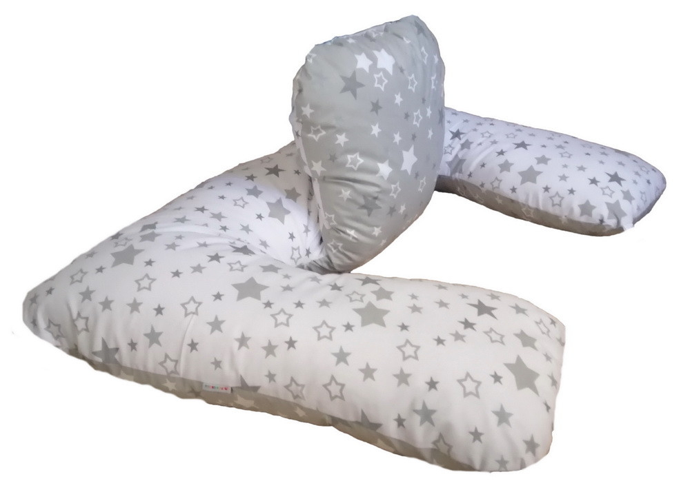 Наволочка на подушку для кормления двойни / близнецов ТМ Лежебока хлопковая - фото 1 - id-p2022352943