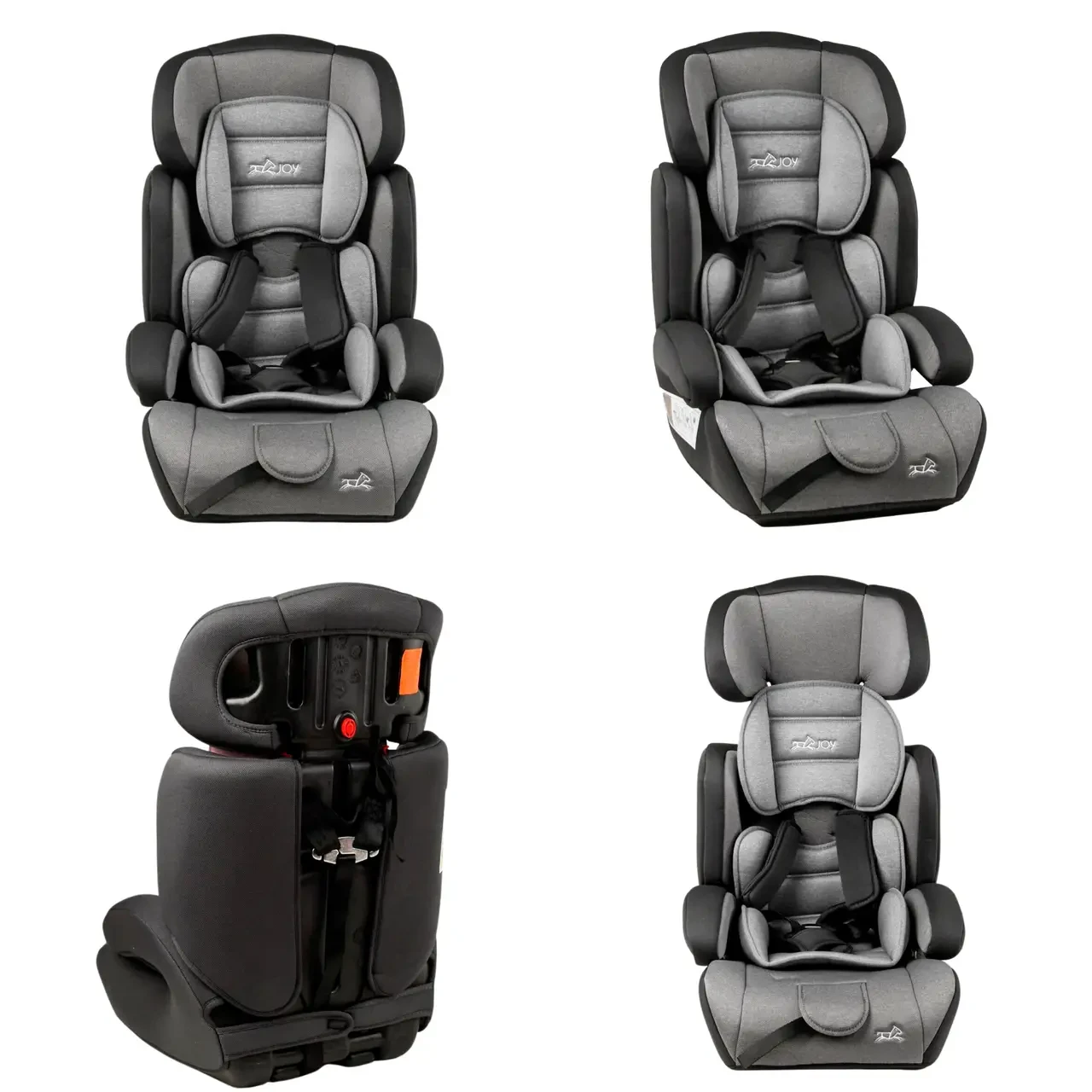 Крісло для машини дитяче універсальне JOY 9-36 кг Grey з положенням для сну - фото 9 - id-p2022383444