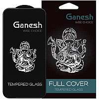 Захисне скло Ganesh (Full Cover) для Apple iPhone 14 Pro Max (6.7") Чорний