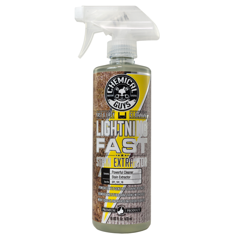 Очищувач та засіб для видалення плям з тканин та килимів Lightning Fast Stain Extractor For Fabric - 473мл